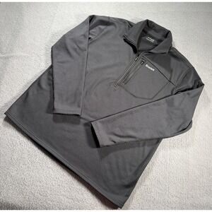 Simms Sweater Mens XL 1/4 Zip Pullover Light Weight Performance Fishing